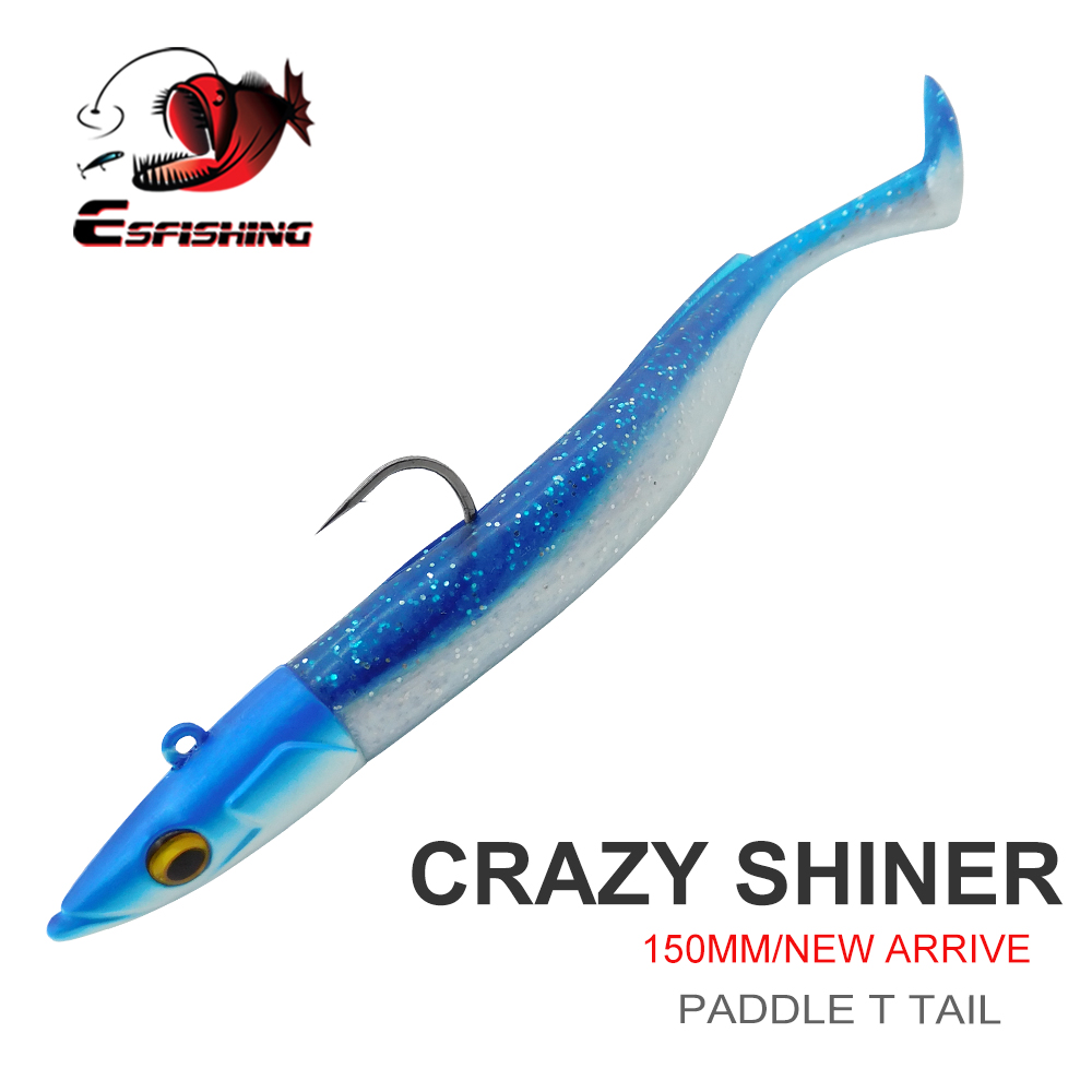 Fishing Lure Soft Plastic - ESFISHING Fishing Lures Crazy paddle tail