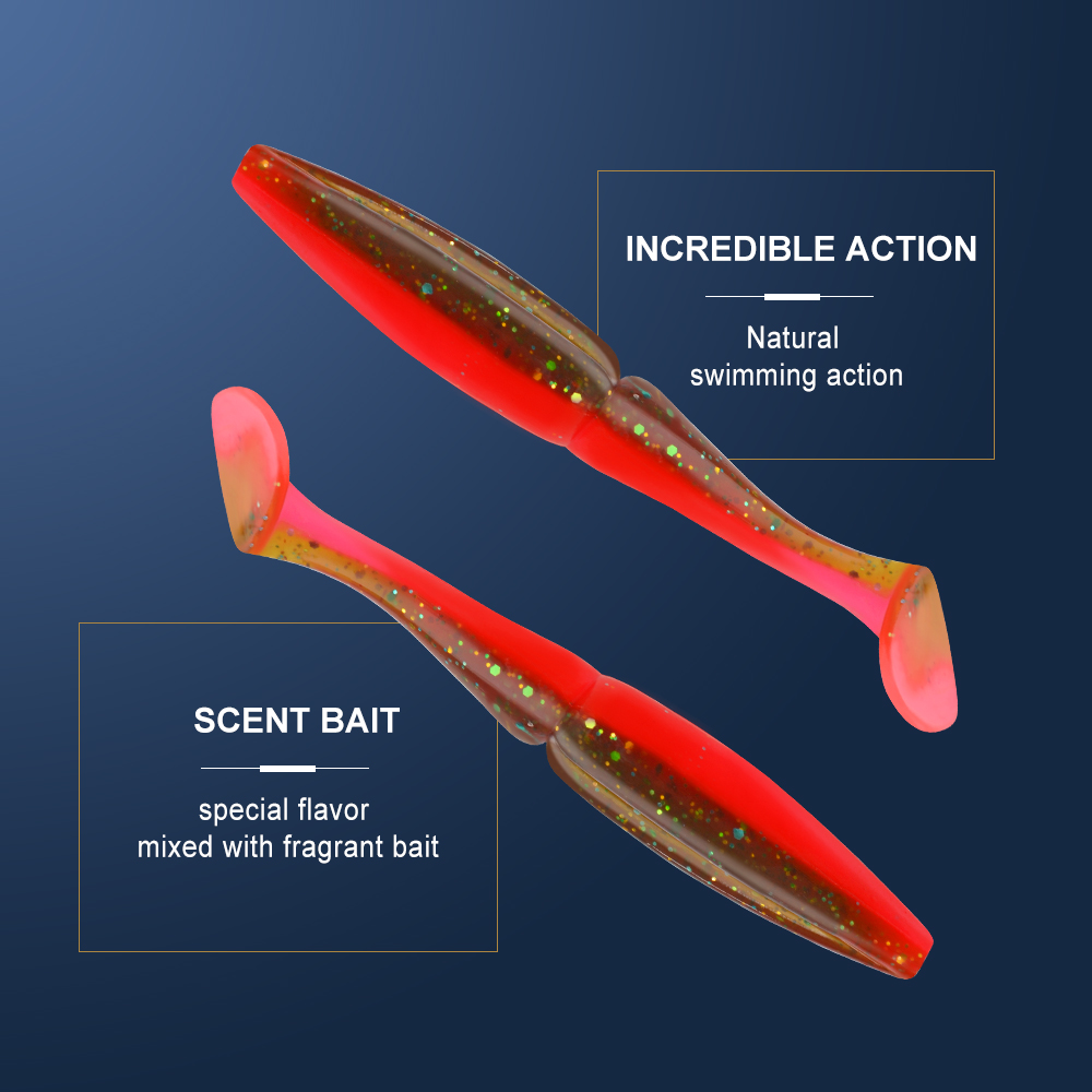 FISH KING One Up Shad Fishing  - Fishing Lure Soft Plastic ulasan dan harga