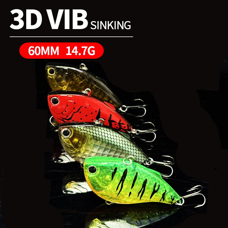60mm 14.7g Sinking VIB Fishing - Fishing Lure Jerkbait ulasan dan harga