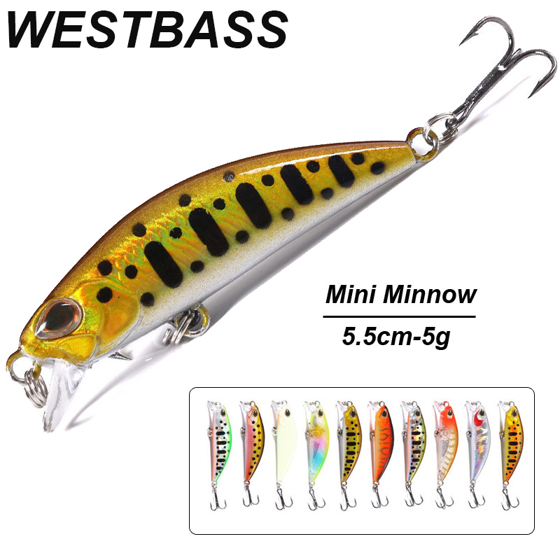 WESTBASS 1PX Micro Minnow Lure - Fishing Lure Swimbait ulasan dan harga