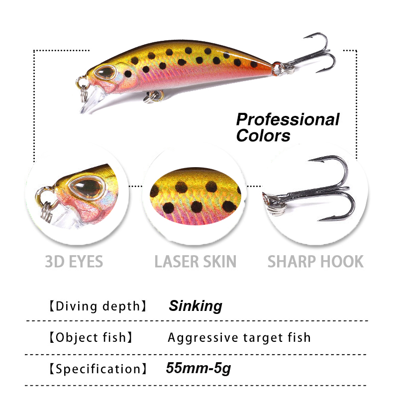 WESTBASS 1PX Micro Minnow Lure - Fishing Lure Swimbait ulasan dan harga