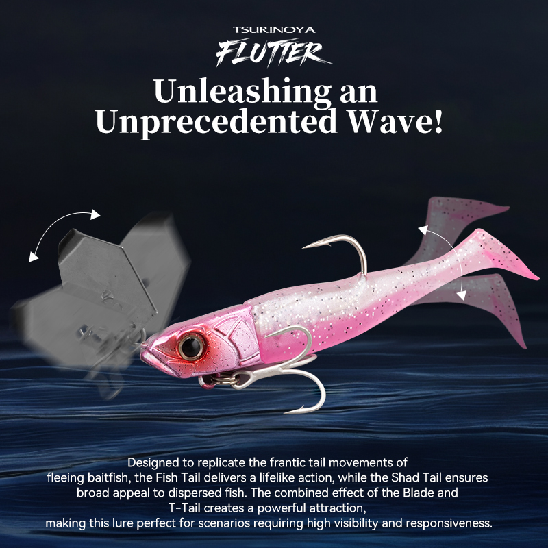 TSURINOYA FLUTTER 110mm 32g Lo - Fishing Lure Blade Bait ulasan dan harga