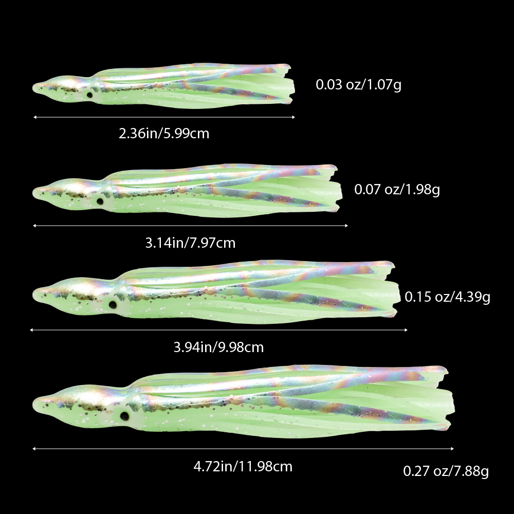 10 pcs soft light octopus squi - Fishing Lure Buzzbait ulasan dan harga