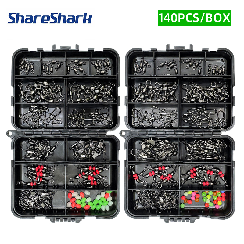 ShareShark 140Pcs fishing acce - Fishing Lure Kit ulasan dan harga