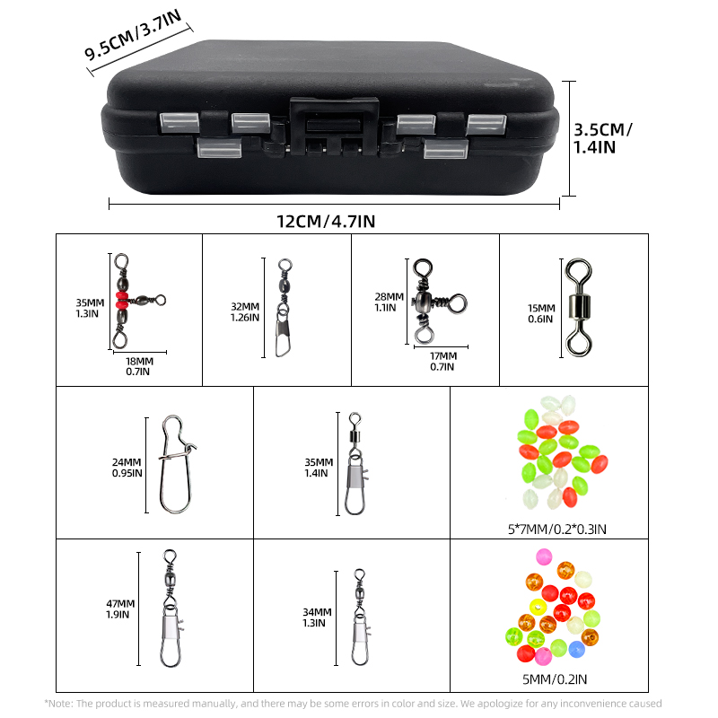 ShareShark 140Pcs fishing acce - Fishing Lure Kit ulasan dan harga