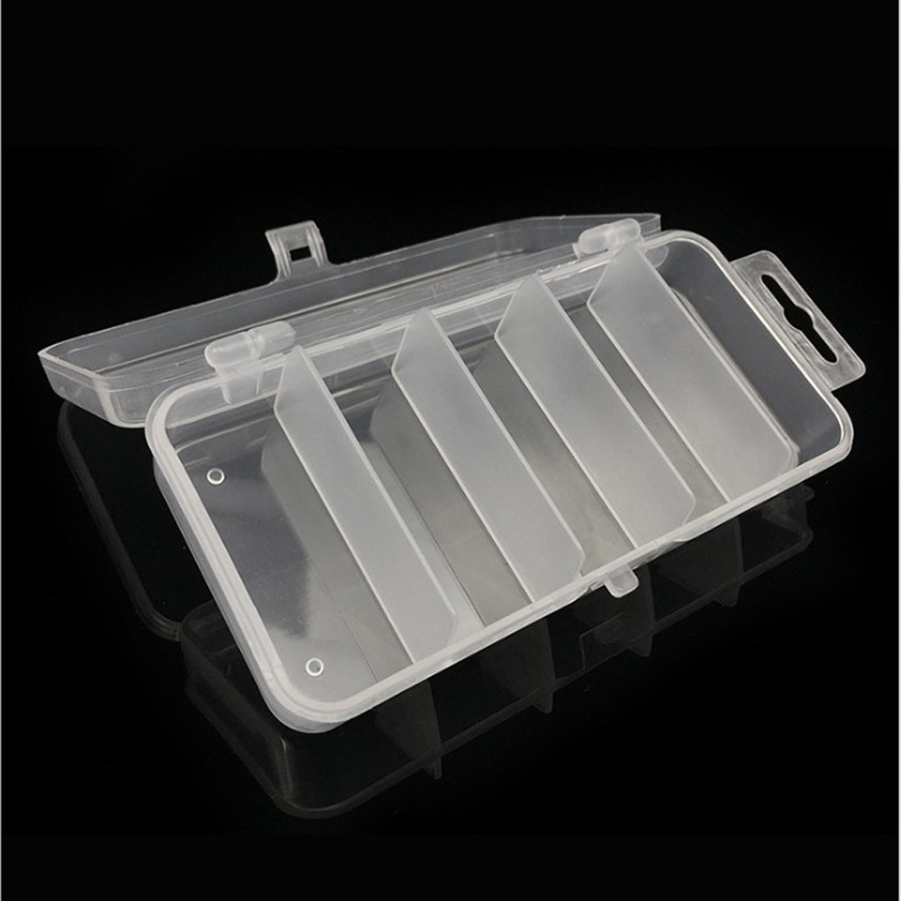 1pcs Transparent Plastic Stora - Fishing Lure Spoon ulasan dan harga