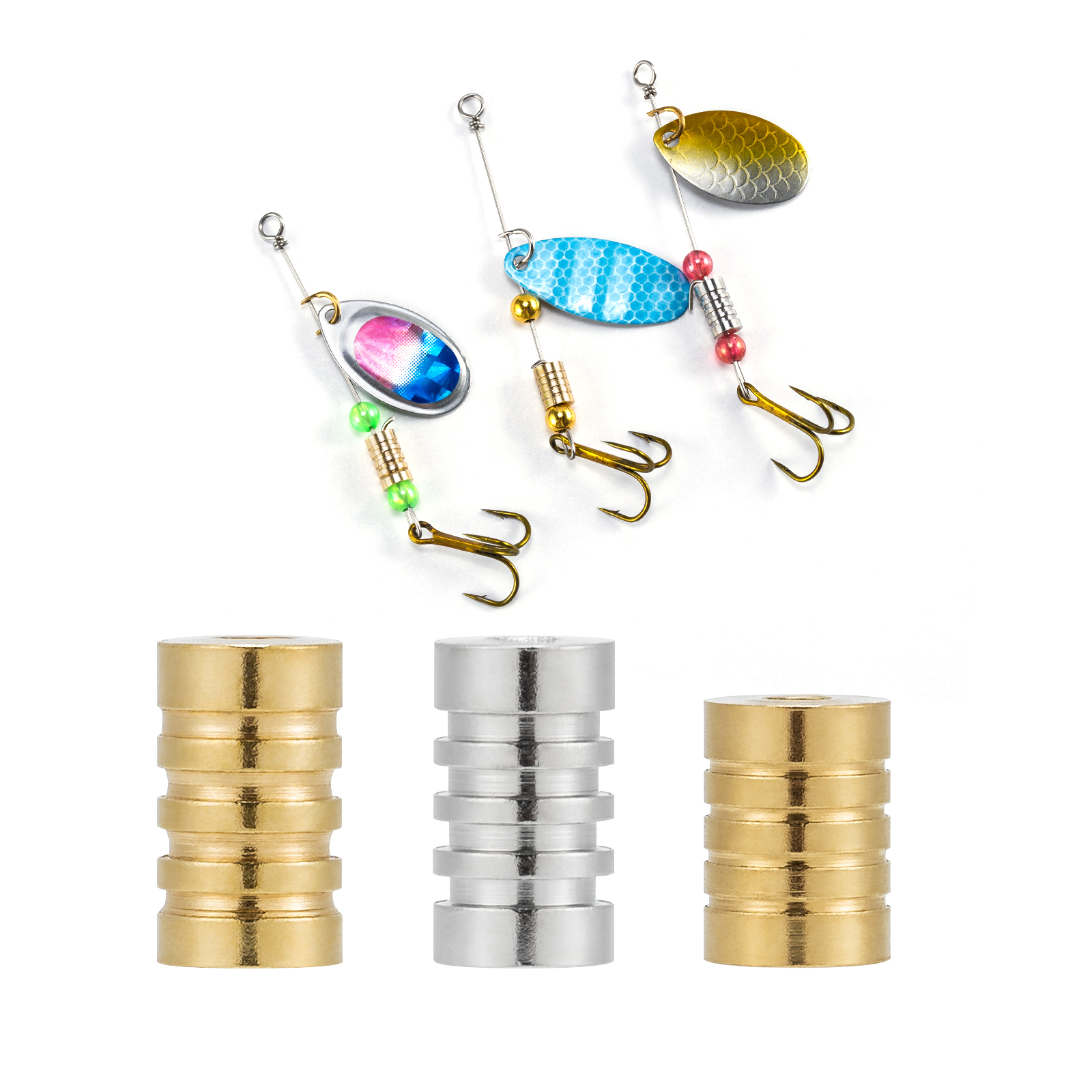10PCS Fishing Spinner Bead Lur - Fishing Lure Spinnerbait ulasan dan harga