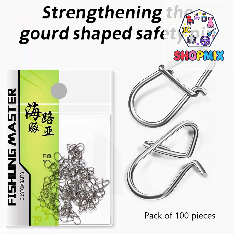 100Pcs Fishing Clips Fast Cran - Fishing Lure Crankbait ulasan dan harga