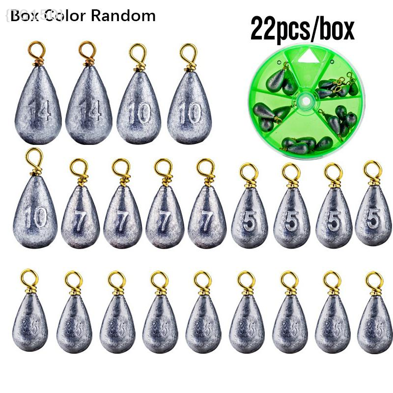 【TG150】22Pcs/Box Fishing Bait  - Fishing Lure Box ulasan dan harga