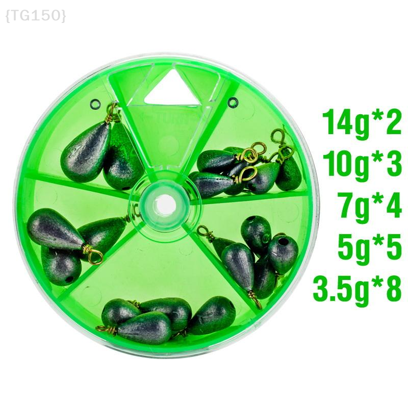 【TG150】22Pcs/Box Fishing Bait  - Fishing Lure Box ulasan dan harga