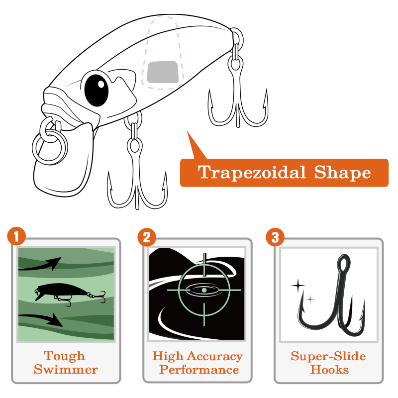 TSURINOUA 46S 46mm 5g Bait Fin - Fishing Lure Buzzbait ulasan dan harga