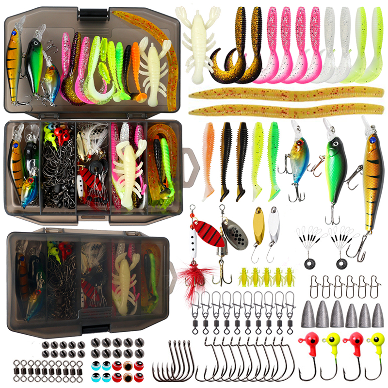 New 120PCS Fishing Lure Set So - Fishing Lure Swimbait ulasan dan harga