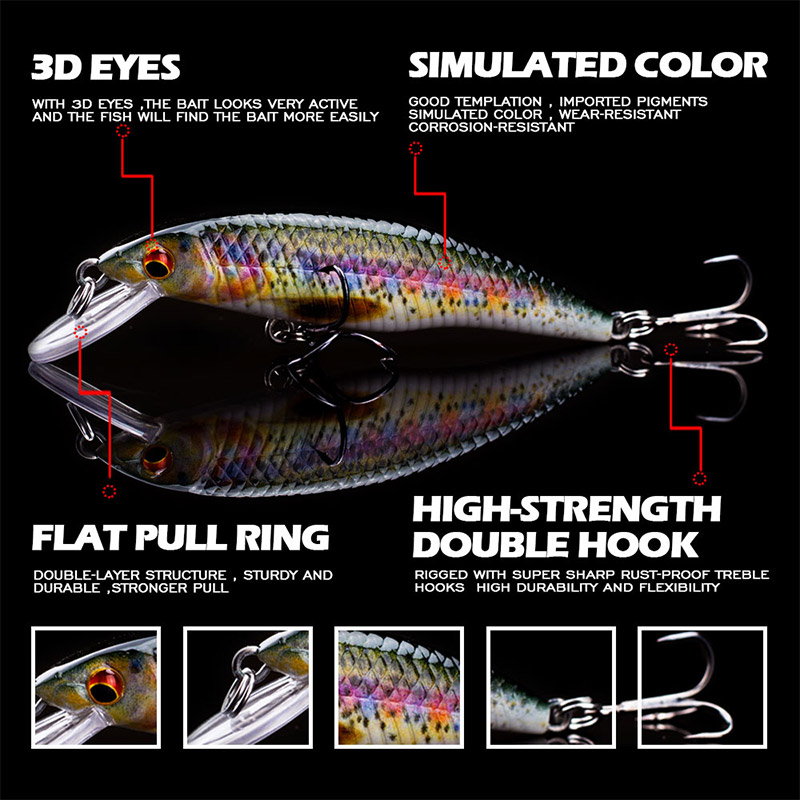 Agoie 3g 7g Popular Jerkbait M - Fishing Lure Popper ulasan dan harga