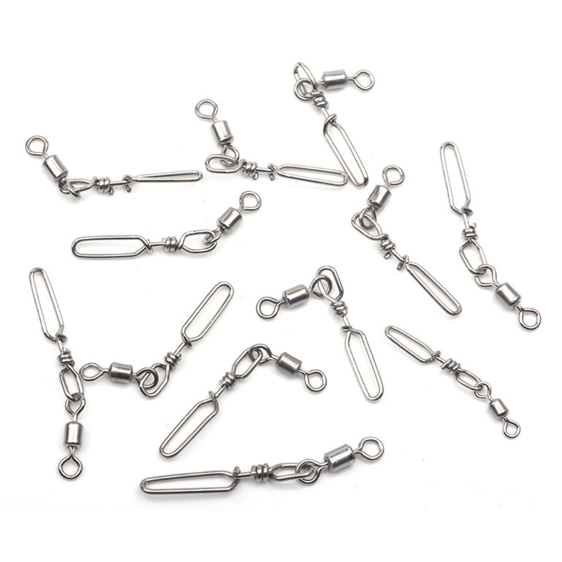 10Pcs Stainless Steel Quick Sn - Fishing Lure Making Kit ulasan dan harga