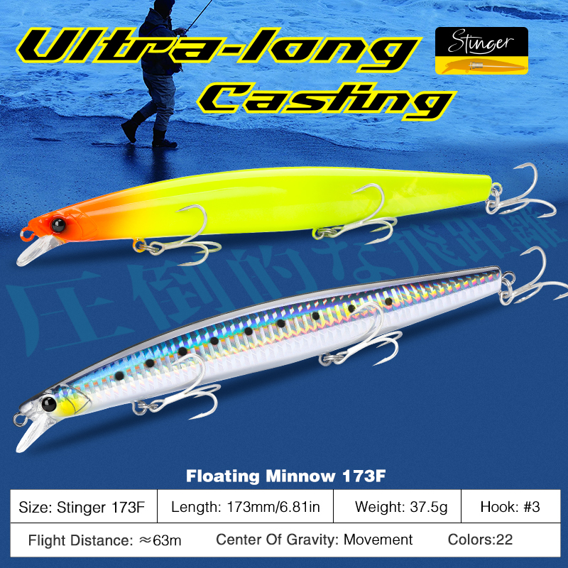 TSURINOYA Shore Fishing STINGE - Fishing Lure Topwater ulasan dan harga