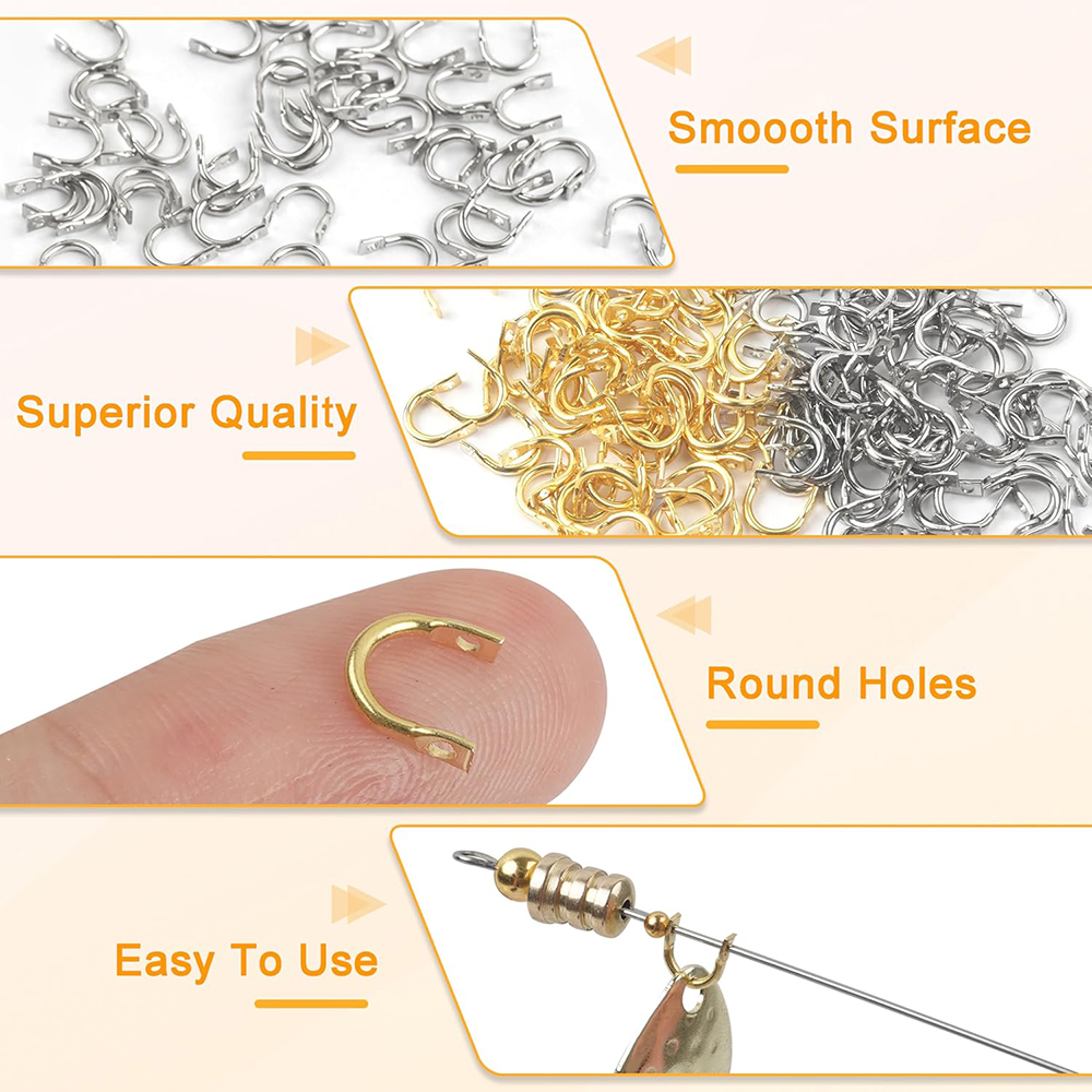 300Pcs Fishing Spinner Clevis  - Fishing Lure Blade Bait ulasan dan harga