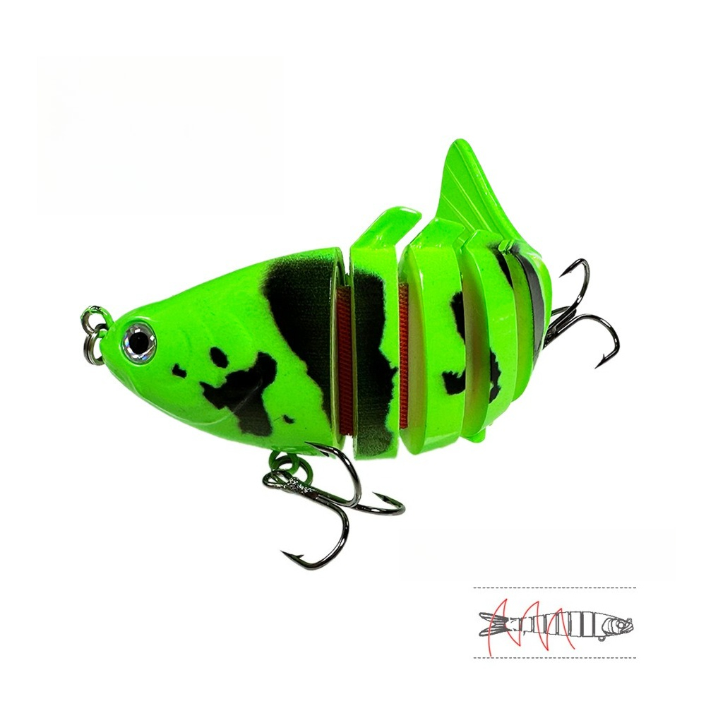 1pc Multi-segment Hard Lure 10 - Fishing Lure Popper ulasan dan harga