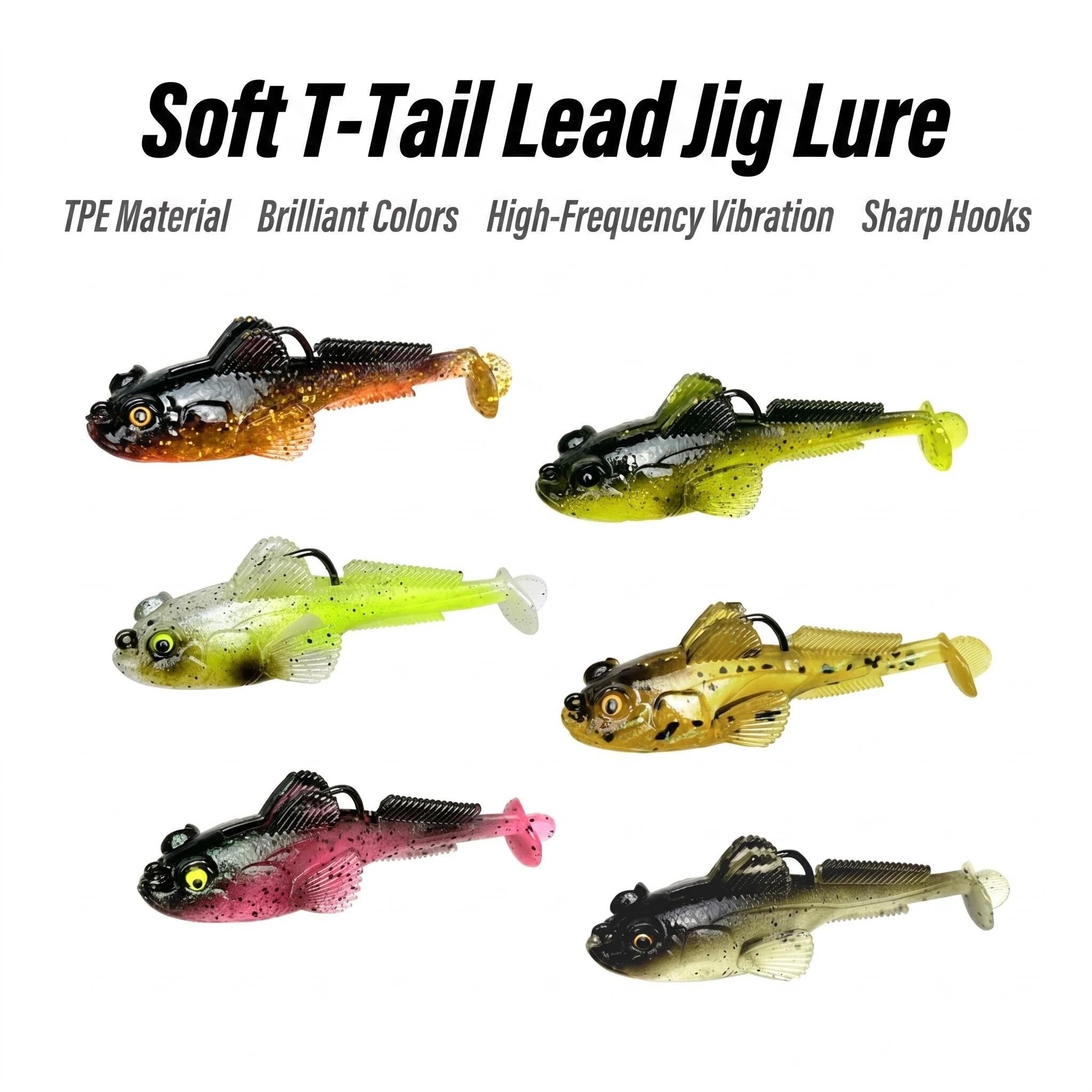 1pcs 10g13g18g Goby Lure Jig W - Fishing Lure Spinnerbait ulasan dan harga