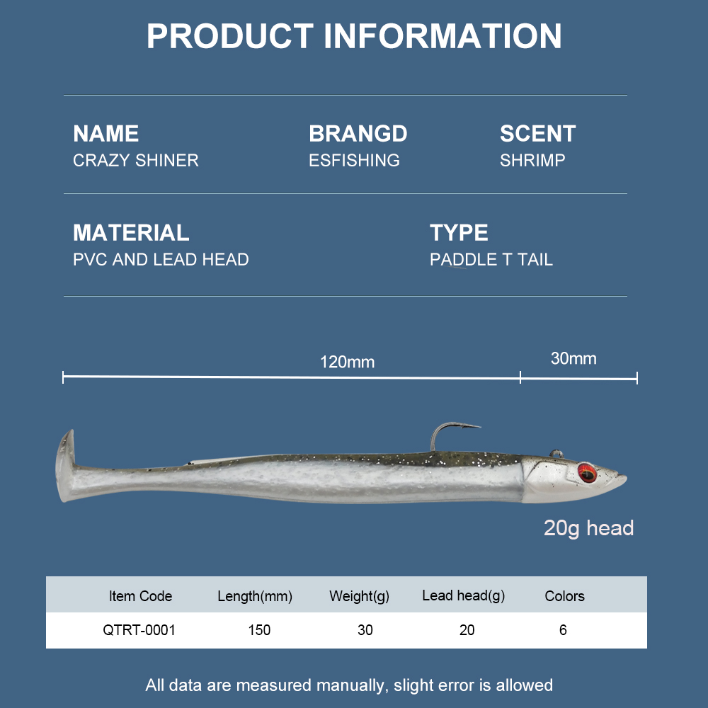 ESFISHING Fishing Lures Crazy  - Fishing Lure Soft Plastic ulasan dan harga