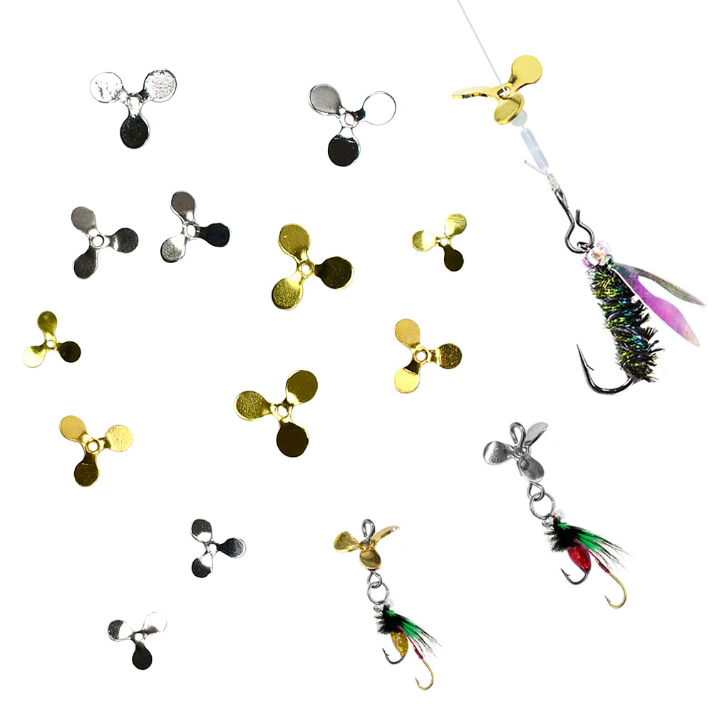 20Pcs Turbo Prop Spinner Three - Fishing Lure Blade Bait ulasan dan harga