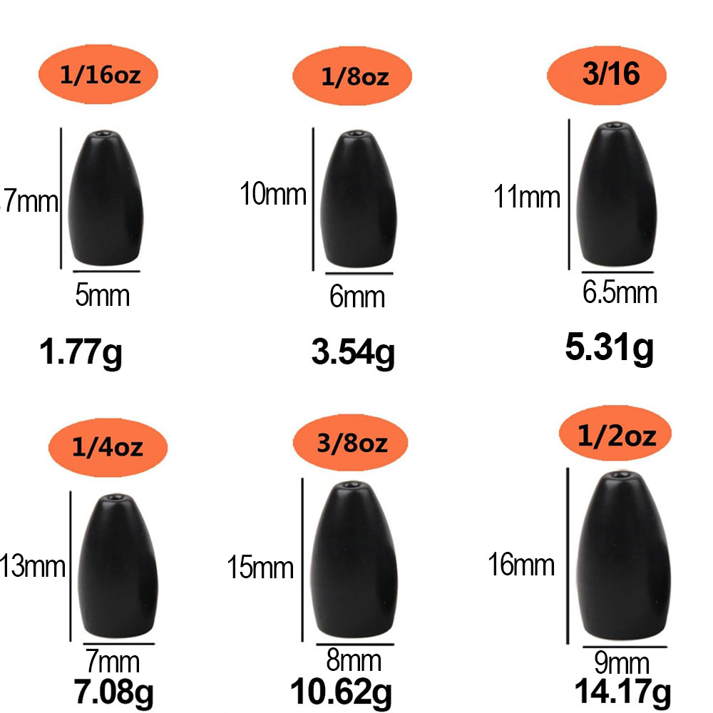 Tungsten Steel Fishing Weights - Fishing Lure Accessories ulasan dan harga