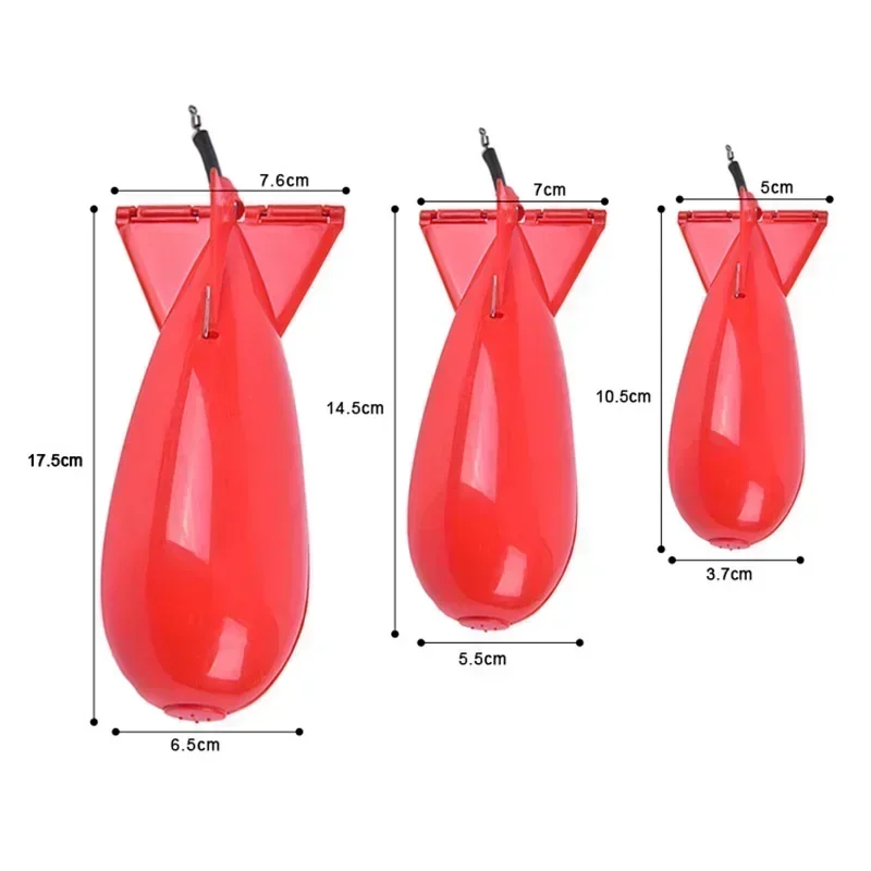 S M L Carp Fishing Rocket Feed - Fishing Lure Topwater ulasan dan harga